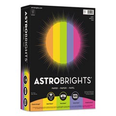 Astrobrights Color Copy Paper "Happy" , 5 Assorted Colours