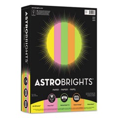 Astrobrights Color Copy Paper - "Neon" ,  5 Assorted Colours