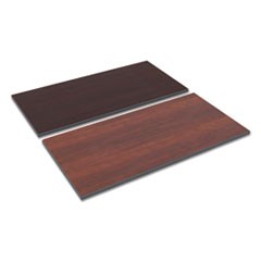 Reversible Laminate Table Top, Rectangular, 47 5/8 x 23 5/8, Med Cherry/Mahogany