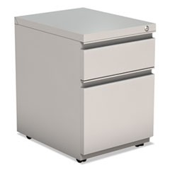 2-Drawer Metal Pedestal Box File with Full Length Pull, 14.96w x 19.29d x 21.65h, Light Gray