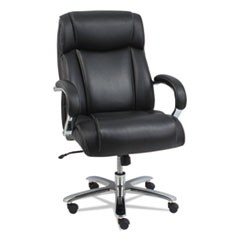 Alera Maxxis Series Big/Tall Bonded Leather Chair, Supports 500 lb, 21.42