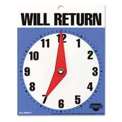 Will Return Later Sign, 5