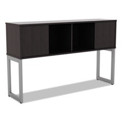 Alera Open Office Desk Series Hutch, 59w x 15d x 36.38h, Espresso