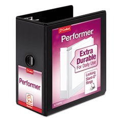 Performer ClearVue Slant-D Ring Binder, 3 Rings, 5