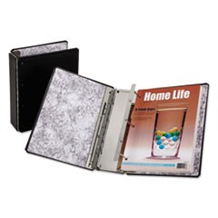 Catalog Binder with Expanding Posts, 5 1/2" Cap, 11 x 8 1/2, Black