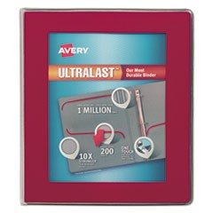 UltraLast Heavy-Duty View Binder with One Touch Slant Rings, 3 Rings, 1