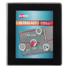 UltraLast Heavy-Duty View Binder with One Touch Slant Rings, 3 Rings, 1