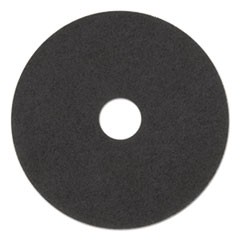 Low-Speed Stripper Floor Pad 7200, 17" Diameter, Black, 5/Carton