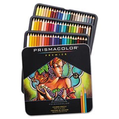 Premier Colored Pencil, 0.7 mm, 2H (#4), Assorted Lead/Barrel Colors, 72/Pack