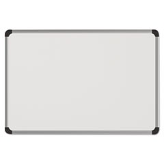 Magnetic Steel Dry Erase Board, 72 x 48, White, Aluminum Frame