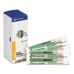 SmartCompliance Plastic Bandages, 0.75 x 3, 25/Box