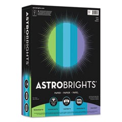 Astrobrights Color Copy Paper - "Cool" , 5 Assorted Colours