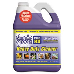 Pro HD Heavy-Duty Cleaner, Unscented, 1 gal Bottle, 4/Carton