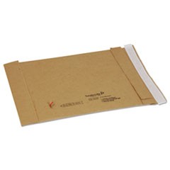 Jiffy Padded Mailer, #1, Paper Lining, Self-Adhesive Closure, 7.25 x 12, Natural Kraft, 100/Carton