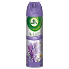 4 in 1 Aerosol Air Freshener, 8 oz, Lavender & Chamomile, 12/Carton