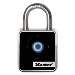 4400D Bluetooth Padlock, Indoor, Black/Silver, 1 29/32