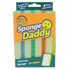 Sponge Daddy Dual-Sided Sponge, 3.38 x 5.56, 2.63