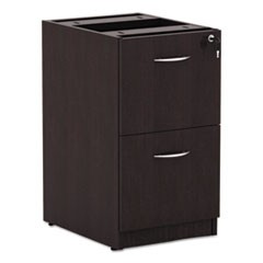 Alera Valencia File/File Drawer Full Ped, 15.63w x 20.5d x 28.5h, Espresso