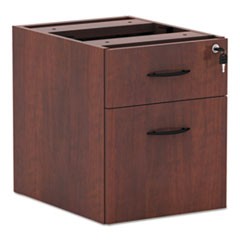 Alera Valencia Series 3/4 Box/File Pedestal, 15.63w x 20.5d x 19.25h, Medium Cherry