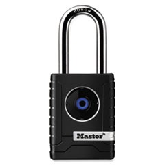 4401DLH Bluetooth Padlock, Outdoor, Black/Silver, 2.21" Width