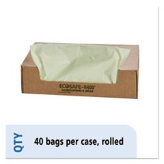 EcoSafe-6400 Bags, 48 gal, 0.85 mil, 42