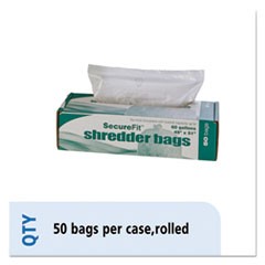 8105015574982, Heavy-Duty Shredder Bags, 60 gal Capacity, 50/BX