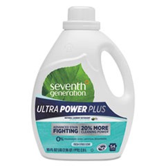 Natural Liquid Laundry Detergent, Ultra Power Plus, Fresh Scent, 54 Loads, 95 oz