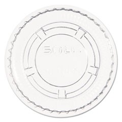 Portion/Souffle Cup Lids, Fits 0.5 oz to 1 oz Cups, PET, Clear, 125 Pack, 20 Packs/Carton