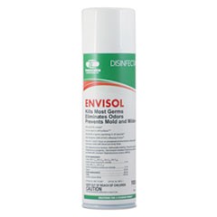 ENVISOL Aerosol Disinfecting Deodorizer, Neutral, 20 oz Aerosol Spray, 12/Carton