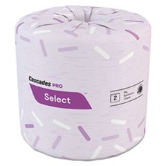 Select Standard Bathroom Tissue, 2-Ply, White, 4.31 x 3.25, 550/Roll, 80 Rolls/Carton