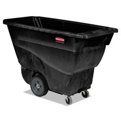 Structural Foam Tilt Truck, 101 gal, 450 lb Capacity, Plastic, Black