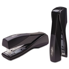 Optima Grip Full Strip Stapler, 25-Sheet Capacity, Graphite Black