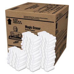 Magic Eraser Extra Durable, 4.6 x 2.4, 0.7" Thick, White, 30/Carton