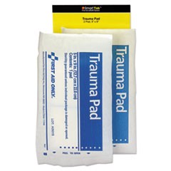 SmartCompliance Refill Trauma Pad, 5 x 9, White, 2/Bag
