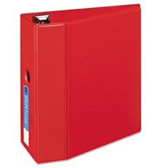 Heavy-Duty Non-View Binder with DuraHinge, Locking One Touch EZD Rings and Thumb Notch, 3 Rings, 5