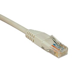 Cat5e 350MHz Molded Patch Cable, RJ45 (M/M), 25 ft., White