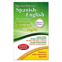 Merriam-Websters Spanish-English Dictionary, 928 Pages