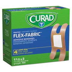 Flex Fabric Bandages, Knuckle, 100/Box