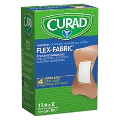 Flex Fabric Bandages, Fingertip, 100/Box