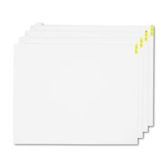 Walk-N-Clean Mat 60-Sheet Refill Pad, 30 x 24, 4/Carton, White