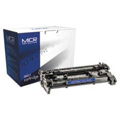 Compatible CF226A(M) (26AM) MICR Toner, 3100 Page-Yield, Black