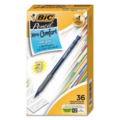 Xtra-Comfort Mechanical Pencil Value Pack, 0.7 mm, HB (#2.5), Black Lead, Assorted Barrel Colors, 36/Pack