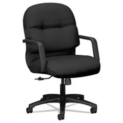 Pillow-Soft 2090 Series Managerial Mid-Back Swivel/Tilt Chair, Supports Up to 300 lb, 17