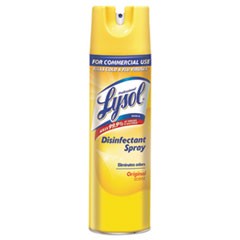 Disinfectant Spray, Original Scent, 19 oz Aerosol Spray, 12/Carton