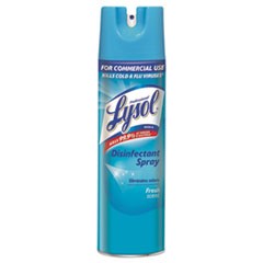 Disinfectant Spray, Fresh Scent, 19 oz Aerosol Spray, 12/Carton