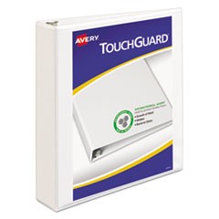 TouchGuard Protection Heavy-Duty View Binders with Slant Rings, 3 Rings, 1.5