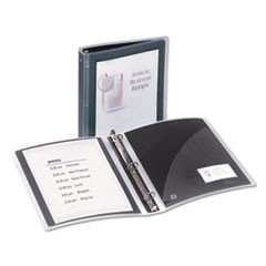 Flexi-View Binder with Round Rings, 3 Rings, 1.5