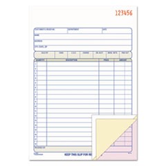 2-Part Sales Book, 18 Lines, Two-Part Carbon, 7.94 x 5.56, 50 Forms Total