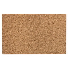 iDesign Frameless Cork Bulletin Board, 24 x 38, Tan Surface