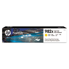 HP 982X, (T0B29A) High-Yield Yellow Original PageWide Cartridge